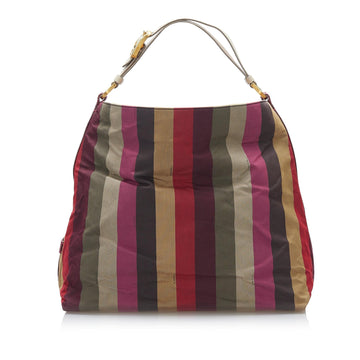 Fendi Pequin Shoulder Bag
