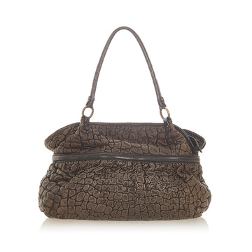 Fendi Puckered Bubble Leather Chef Shoulder Bag (MLB-19842)
