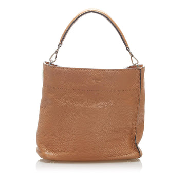 Fendi Selleria Leather Satchel (MLB-16243)