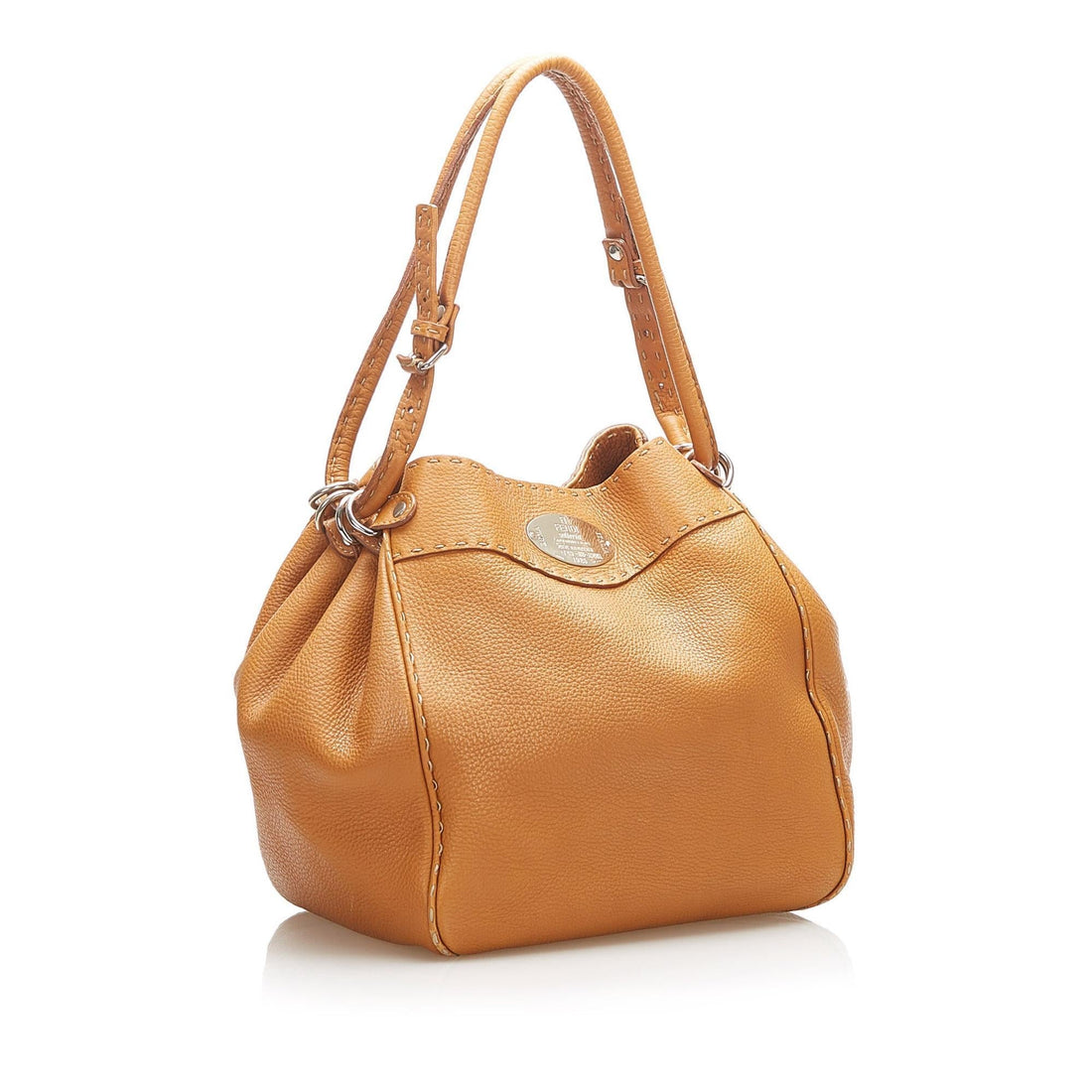 Fendi Selleria Leather Shoulder Bag (MLB-17932)