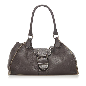 Fendi Selleria Leather Shoulder Bag (MLB-18995)
