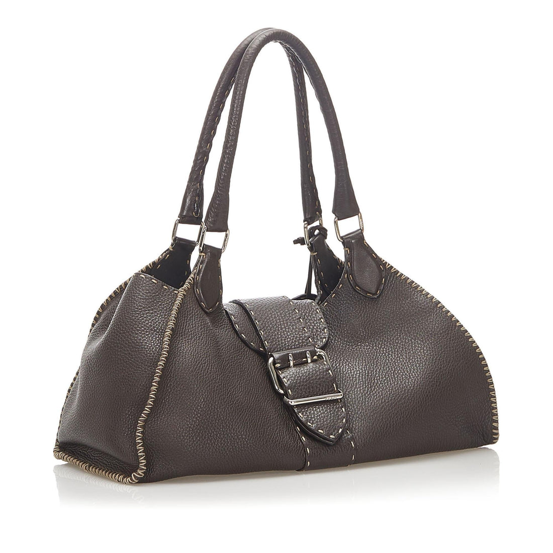 Fendi Selleria Leather Shoulder Bag (MLB-18995)