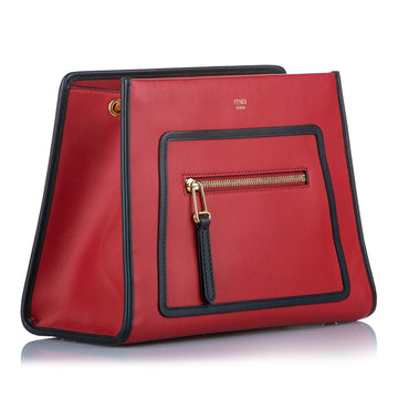 Fendi Small Runaway Leather Satchel (MLB-RvEjnY)
