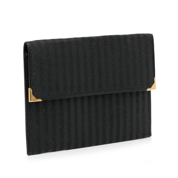 Fendi Striped Canvas Clutch (MLB-LK4Iq8)