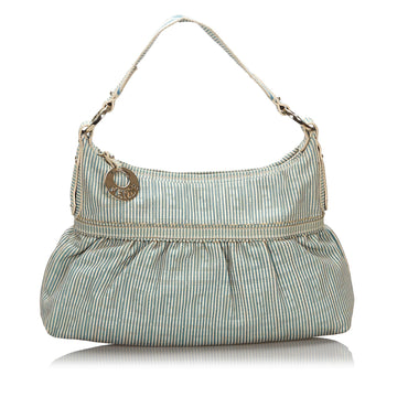 Fendi Leather Striped Chef Shoulder Bag (MLB-10053)