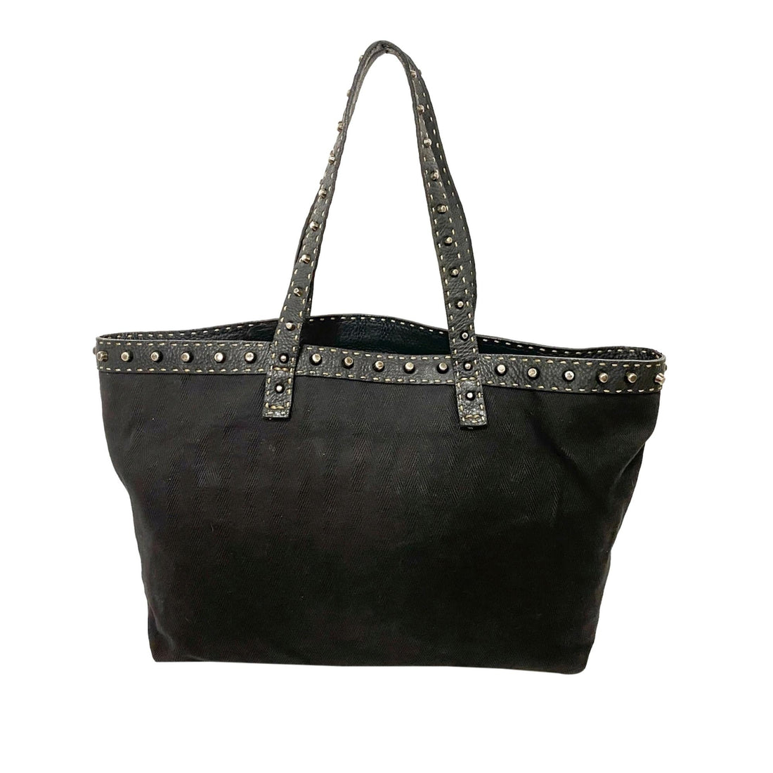 Fendi Studded Selleria Tote (MLB-YuCGLH)