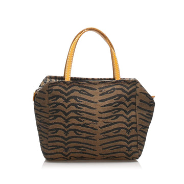 Fendi Tiger Print Canvas Handbag (MLB-10924)