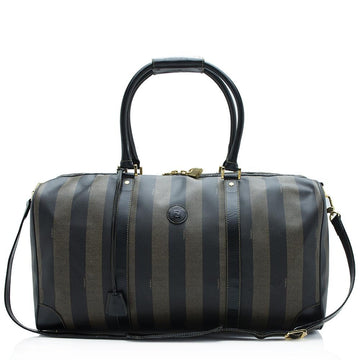 Fendi Vintage Pequin Duffel Bag (SHF-12868)