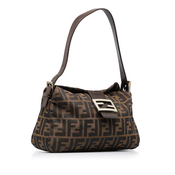 Fendi Zucca Double Flap Canvas Baguette (MLB-xPKfDO)