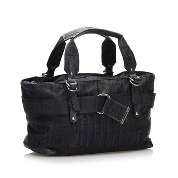 Fendi Zucca Nylon Zip Code Handbag (MLB-y6NeOn)