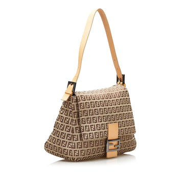 Fendi Zucchino Canvas Mamma Forever Shoulder Bag (MLB-36065)