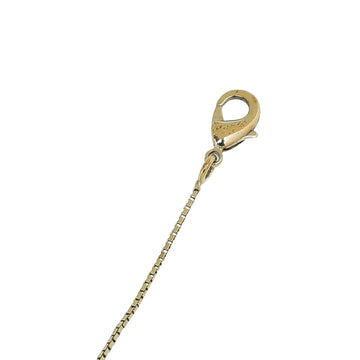 Fendi Light Gold Finish Crystal Cube Station Bracelet