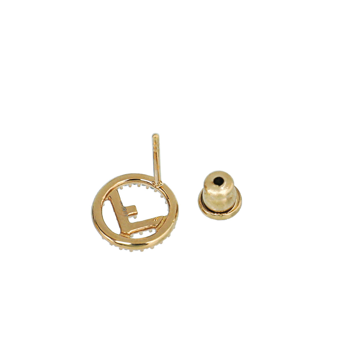 Fendi Gold F Is Stud Earrings