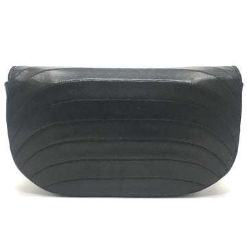 CHANEL Shoulder Bag lambskin black CCCOCO Mark Pochette Women Used