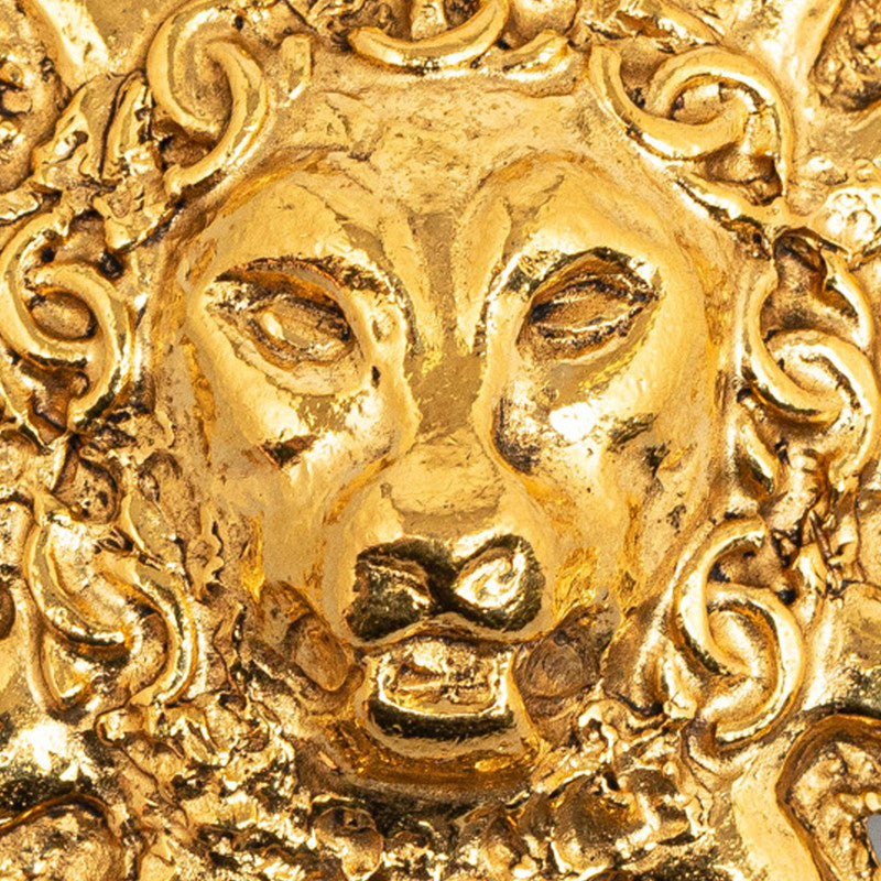 Chanel Lion Sun Brooch Metal Brooch in Excellent condition