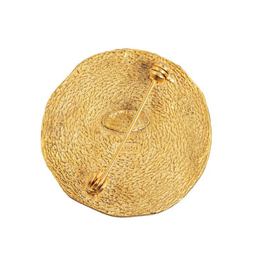 Chanel Cambon Coin Brooch Metal Brooch in Excellent condition