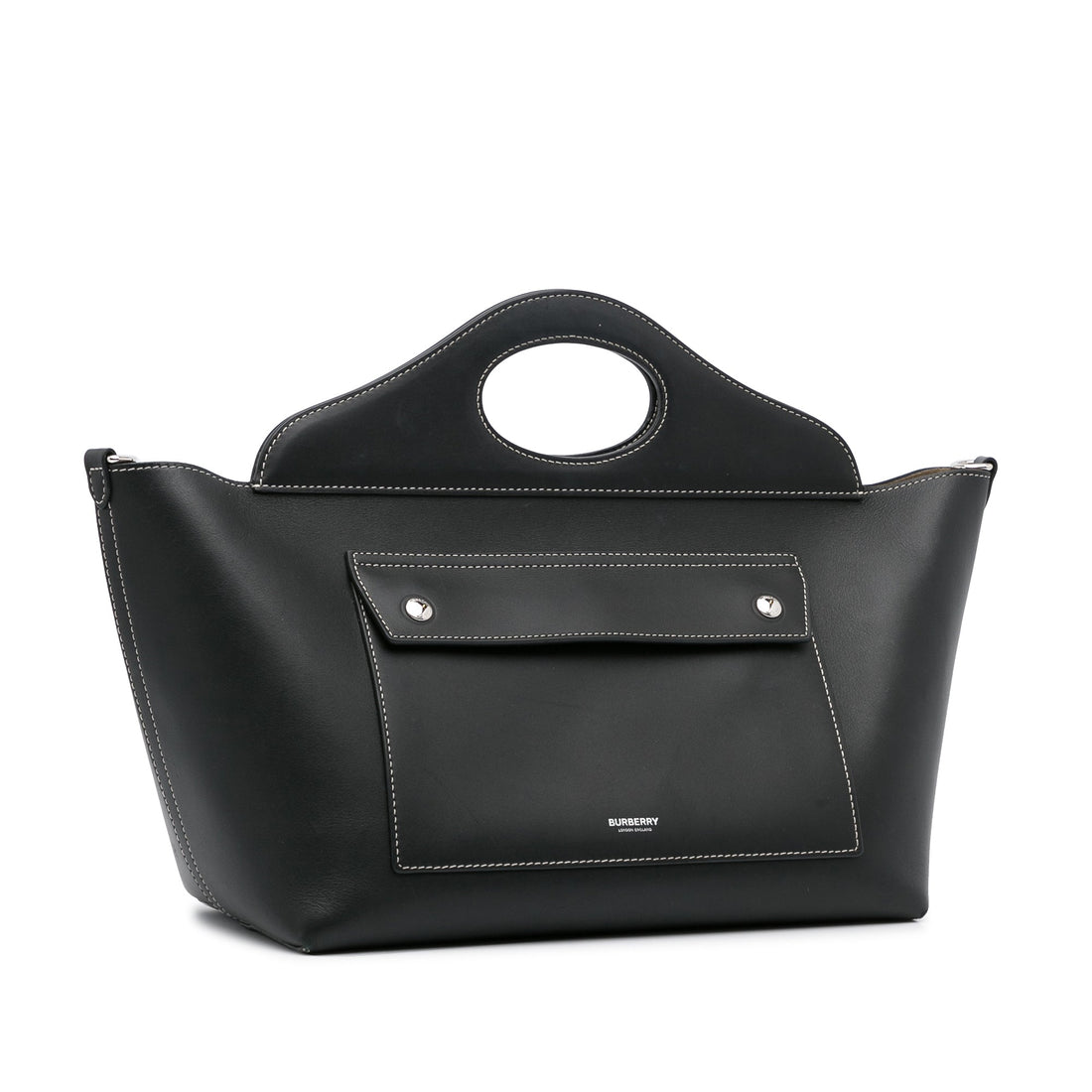 Burberry Soft Pocket Black Leather