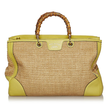 Gucci Bamboo Raffia Makersluxe