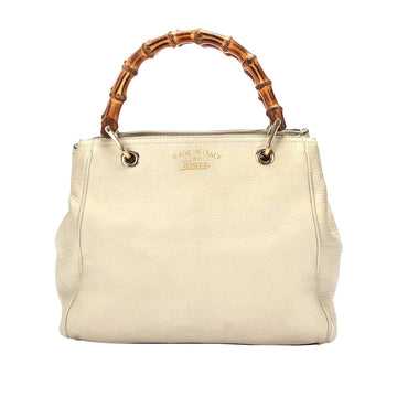 Gucci Bamboo Shopper Leather Makersluxe