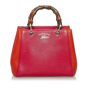 Gucci Bamboo Shopper Leather Makersluxe