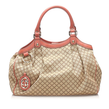 Gucci Diamante Sukey Canvas Tote Bag (MLB-11104)