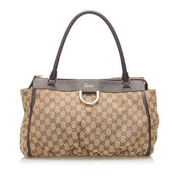 Gucci GG Abbey-D Ring Canvas Tote Bag (MLB-18453)