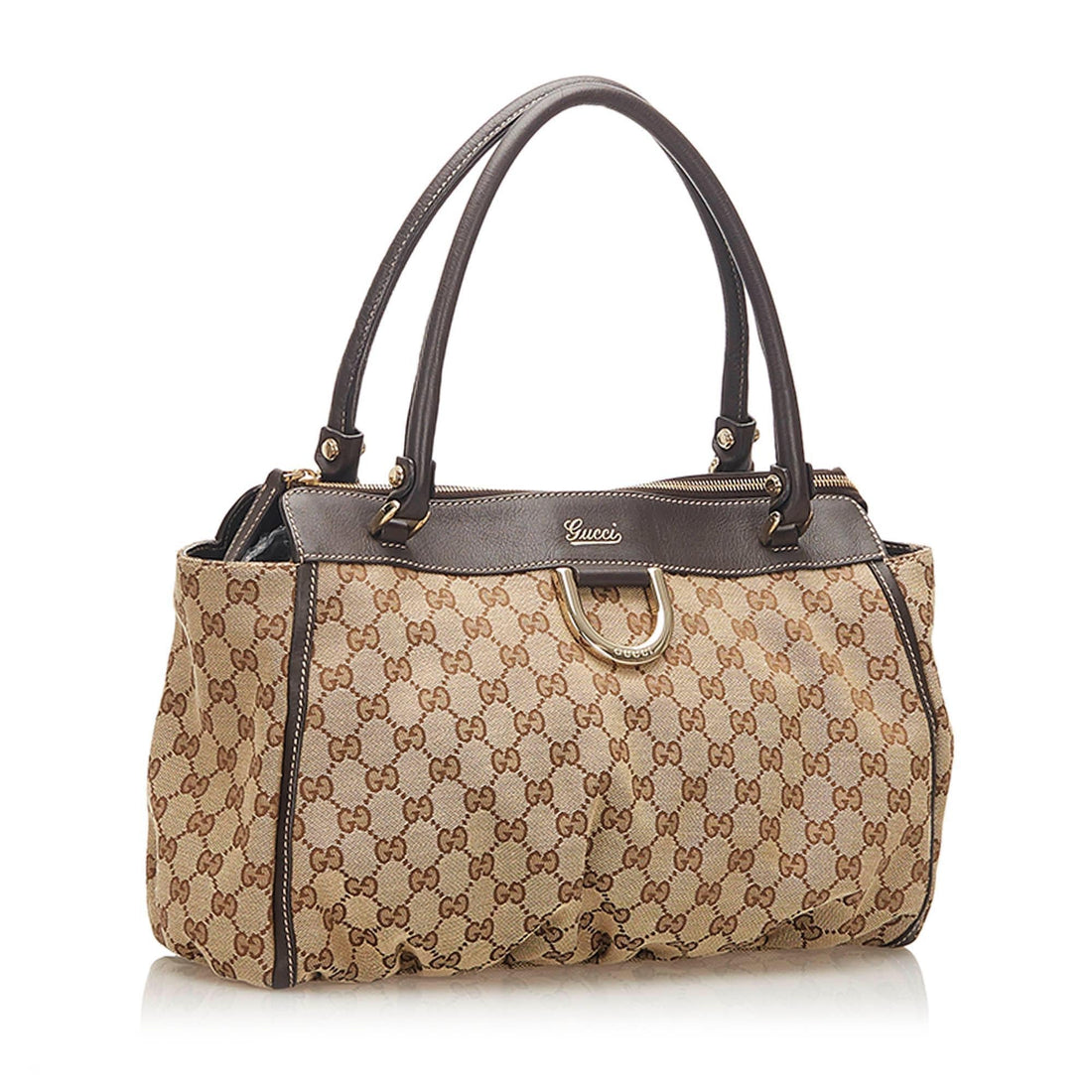 Gucci GG Abbey-D Ring Canvas Tote Bag (MLB-18453)