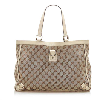 Gucci GG Canvas Abbey D-Ring Tote Bag (MLB-15773)