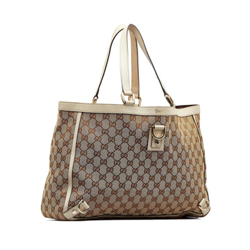 Gucci GG Canvas Abbey D-Ring Tote Bag (MLB-w0nWpO)