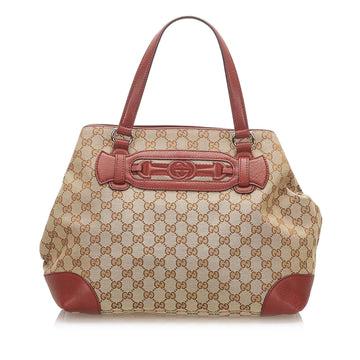 Gucci GG Canvas Dressage Tote Bag (MLB-18067)