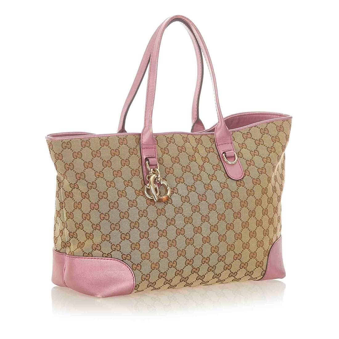 Gucci GG Canvas Heart Bit Tote Bag (MLB-20429)