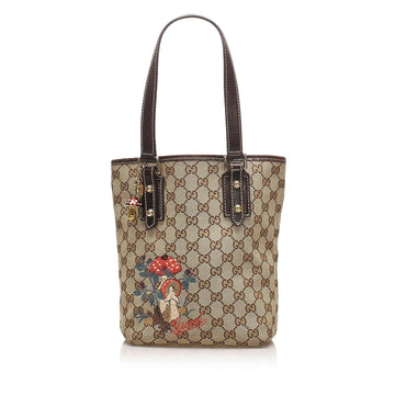 Gucci GG Canvas Mushrooms Tote Bag (MLB-13922)