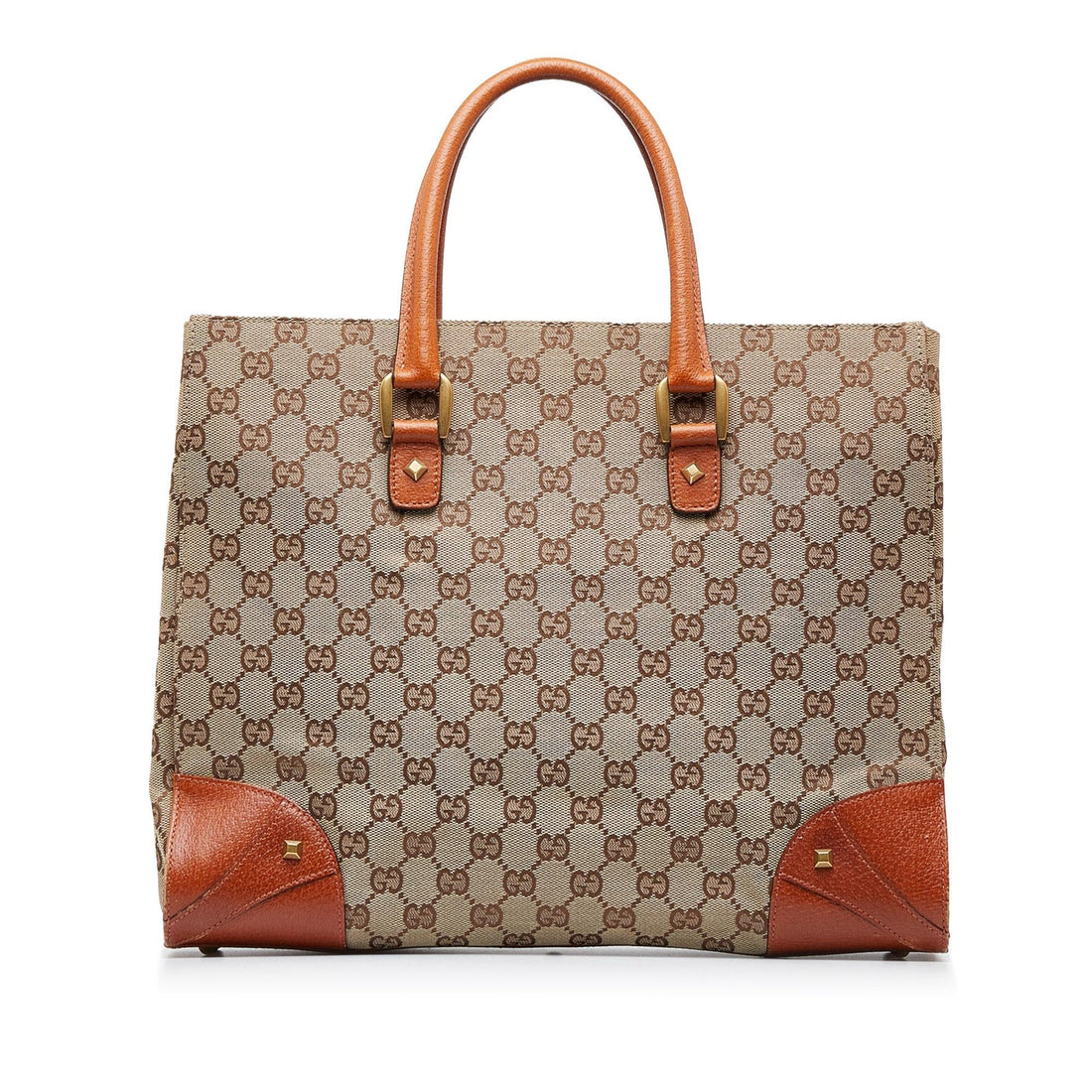 Gucci GG Canvas Nailhead Tote (MLB-WscBwZ)