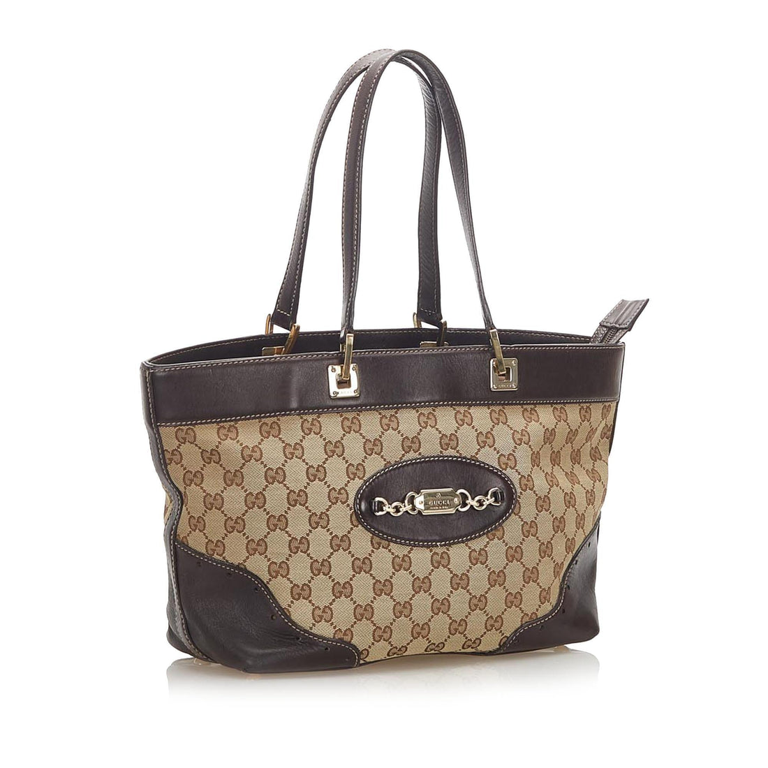 Gucci GG Canvas Punch Tote Bag (MLB-17377)