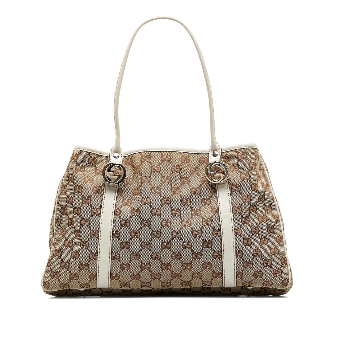 Gucci GG Canvas Twins Tote (MLB-aoHNja)
