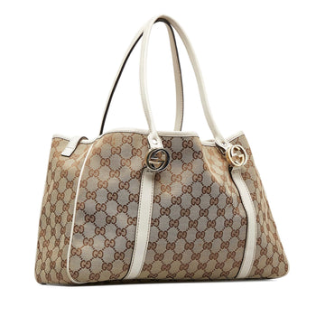 Gucci GG Canvas Twins Tote (MLB-aoHNja)