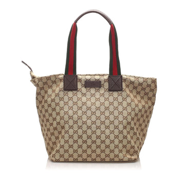 Gucci GG Canvas Web Tote Bag (MLB-11940)