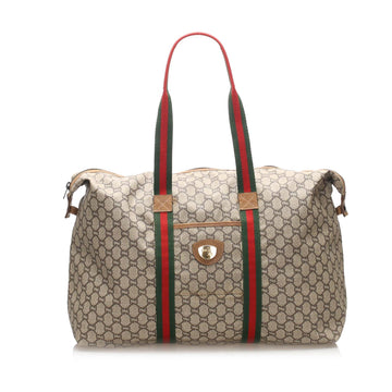 Gucci GG Canvas Web Tote Bag (MLB-14508)