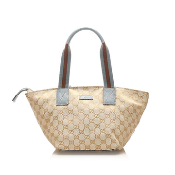 Gucci GG Canvas Web Tote Bag (MLB-15727)