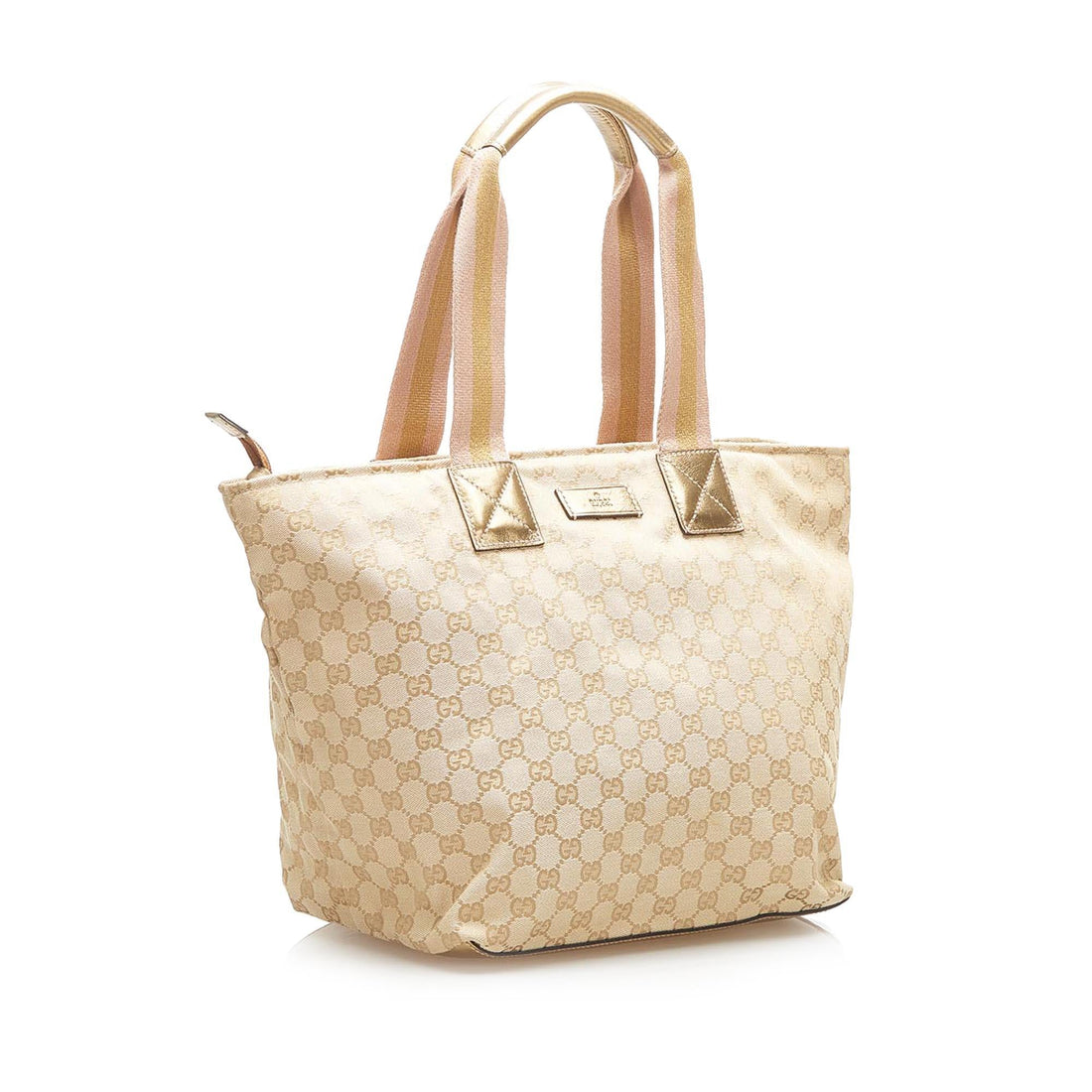 Gucci GG Canvas Web Tote Bag (MLB-17900)