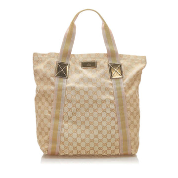 Gucci GG Canvas Web Tote Bag (MLB-18086)