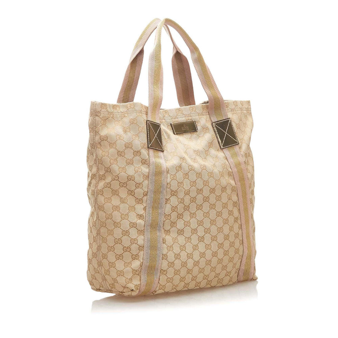 Gucci GG Canvas Web Tote Bag (MLB-18086)