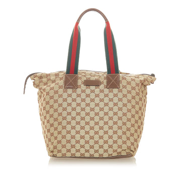 Gucci GG Canvas Web Tote Bag (MLB-19683)