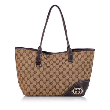 Gucci GG New Britt Canvas Tote Bag (MLB-20836)