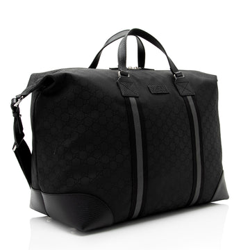 Gucci GG Nylon Travel Duffle Bag (SHF-EZRm68)
