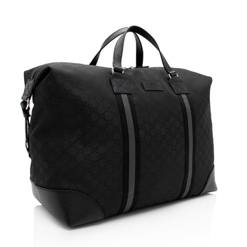 Gucci GG Nylon Travel Duffle Bag (SHF-QIDbW5)