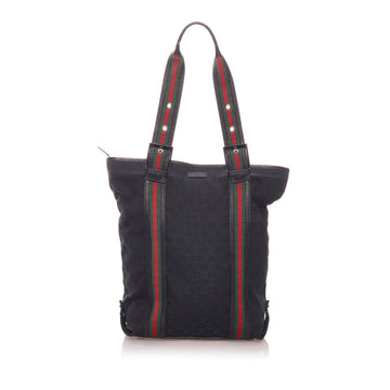 Gucci GG Nylon Web Tote Bag