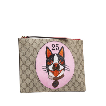 Gucci GG Supreme Bosco Clutch (MLB-ikvRoS)