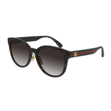 Gucci GG0854SK Sunglasses Havana / Brown Gradient (S) Women's