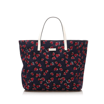 Gucci Heartbeat Canvas Tote Bag (MLB-13533)